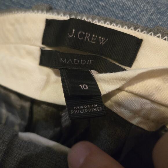 J.Crew Maddie Wool Blend Slim Pants Size 10 - Picture 7 of 10